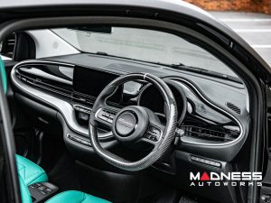 FIAT 500e Gen2 Steering Wheel - Carbon Fiber - Kahn Design 